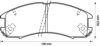 BENDIX 572317B Brake Pad Set, disc brake